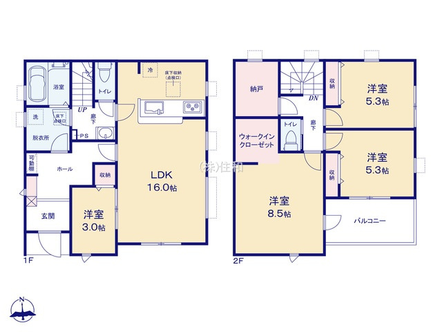 【新築分譲住宅】川越上野田第2