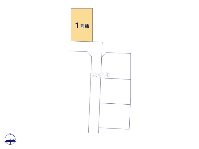 【新築分譲住宅】川越上野田第2の区画図