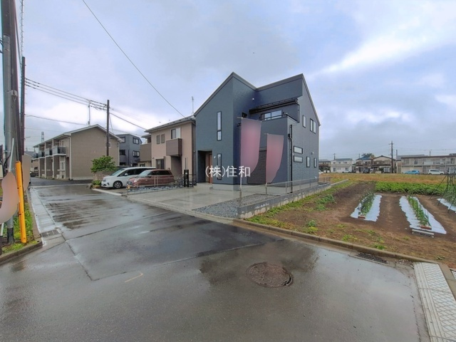 【新築分譲住宅】川越上野田第2の前面道路含む現地写真