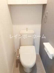 川越市砂新田１丁目のアパートのトイレ