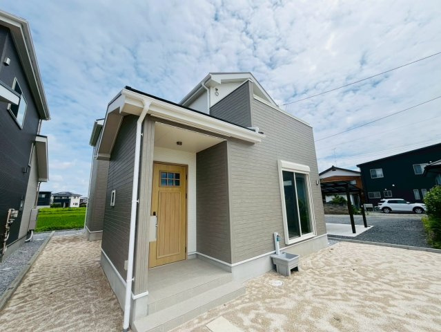 【いろどりアイタウン】　栃木市大宮町　22-P2　全3邸の外観|おかげさまで最終1棟となりました♪内覧予約受付中！お気軽にお問い合わせください（＾＾）
2026年7月撮影