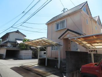 松山市溝辺町　中古戸建　３ＬＤＫの外観