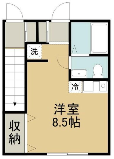 船橋市飯山満町３丁目のアパートの間取り