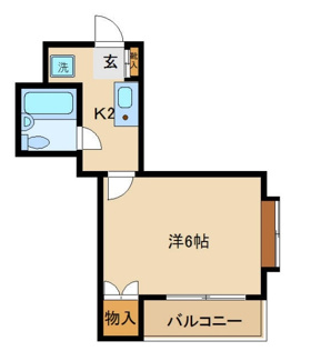 【間取り】 | 第２ハイツ桐原 | 間取りです。
