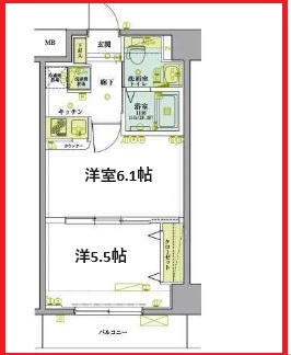【間取り】 | リヴシティ錦糸町弐番館
