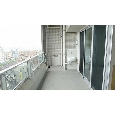 藤沢市辻堂神台１丁目の賃貸マンションのバルコニー