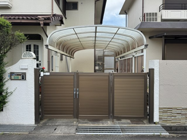 神戸市西区春日台８丁目戸建ての駐車場