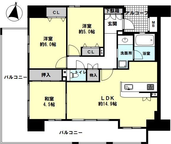 ワコーレ明石大久保町駅前の間取り