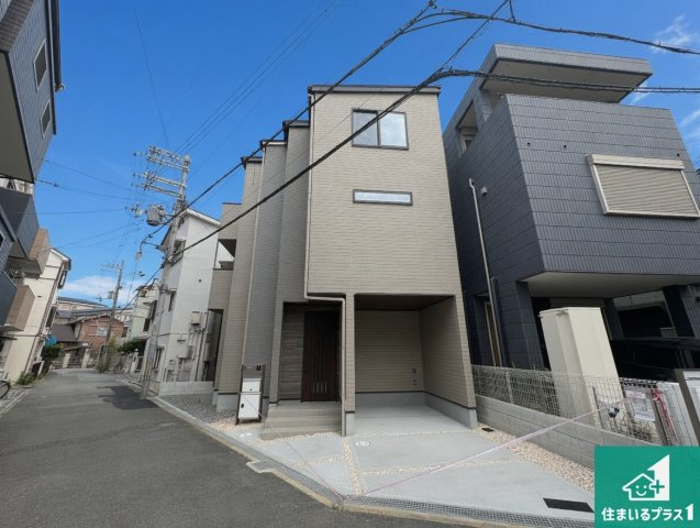 12日(土)13日(日)現地ご見学可能！　摂津市浜町　限定1邸の外観|お客様に長く安心して住んでいだだける事にこだわった家づくり！住んでからのアフターサービスにもしっかりと取り組んでいます！