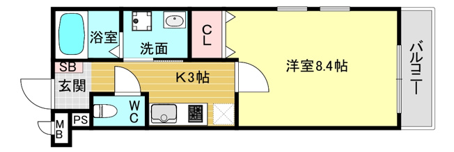 【間取り】 | フジパレス西宮ＷＥＳＴ