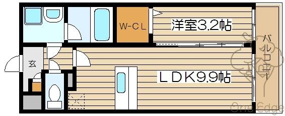 エクセルシア天神橋の間取り