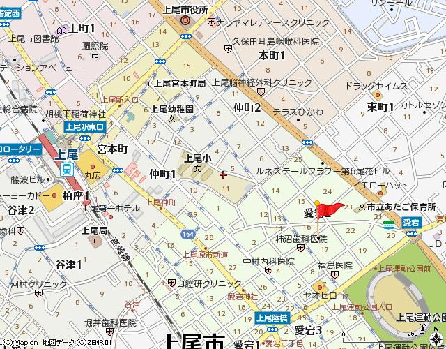 パークマンション上尾の地図