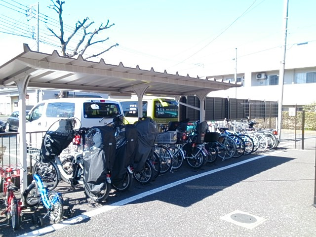 練馬区石神井町２丁目のアパートの設備|駐輪場