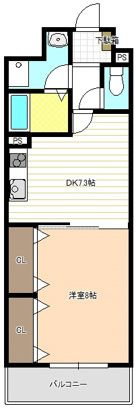 シェソワ２１の間取り