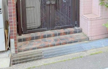 板橋コーポのエントランス