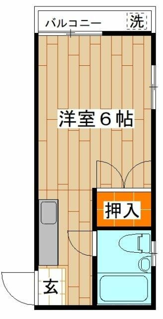 伴野コーポの間取り