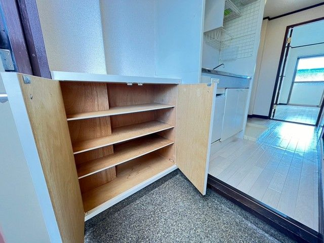 ハシモトマンションの玄関