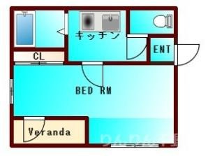 【間取り】 | サニーサイドコーポ