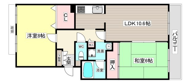 【間取り】 | エバーグレイス西宮
