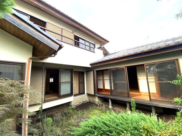 大和市上和田　建築条件無し売地の外観