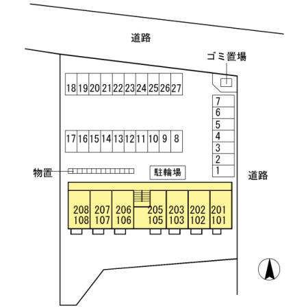 サンリジェールの区画図
