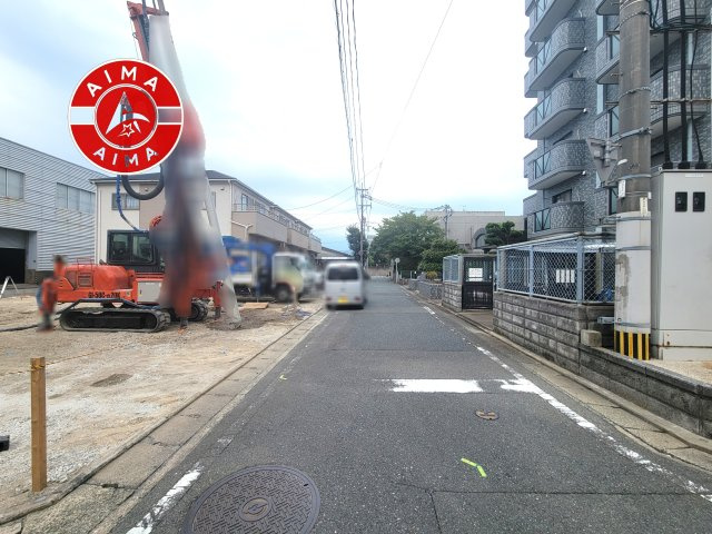 福岡市博多区板付4丁目第2-3棟（2号棟）　の外観|前面道路含む現地の写真です。