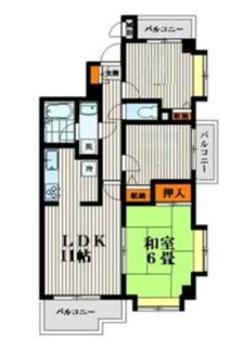 【間取り】 | ホープ・シャトー | 間取りです。