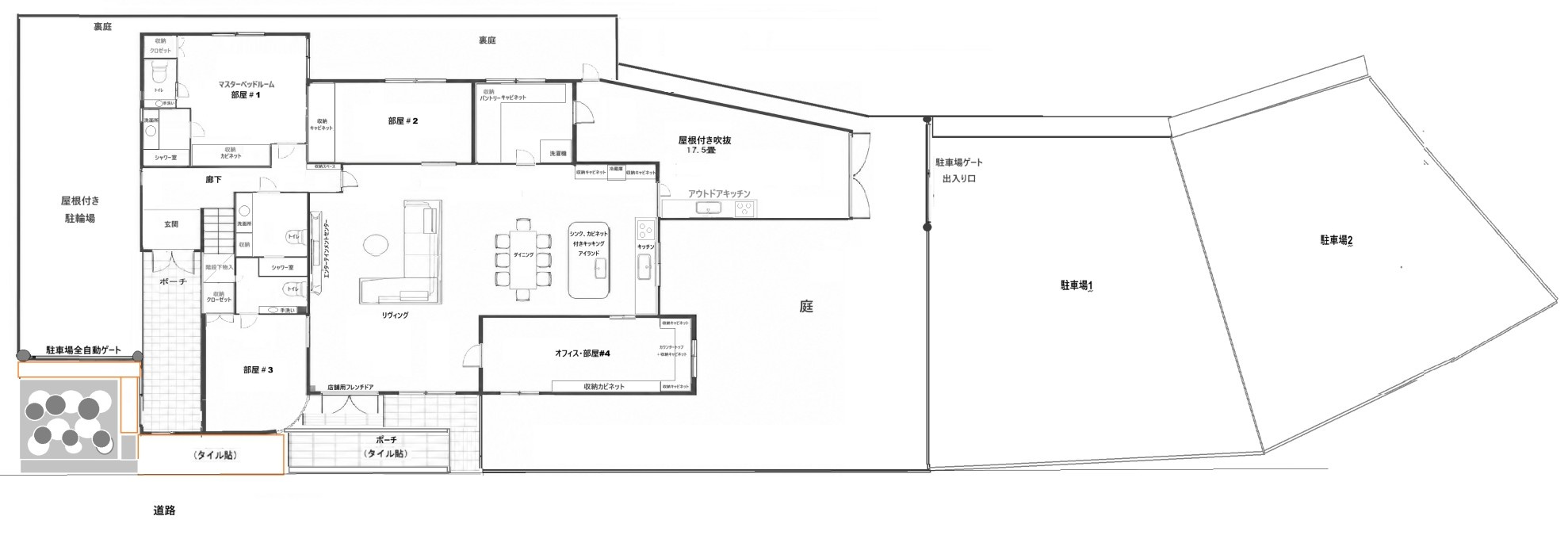 印旛郡栄町　中古戸建の間取り|1階