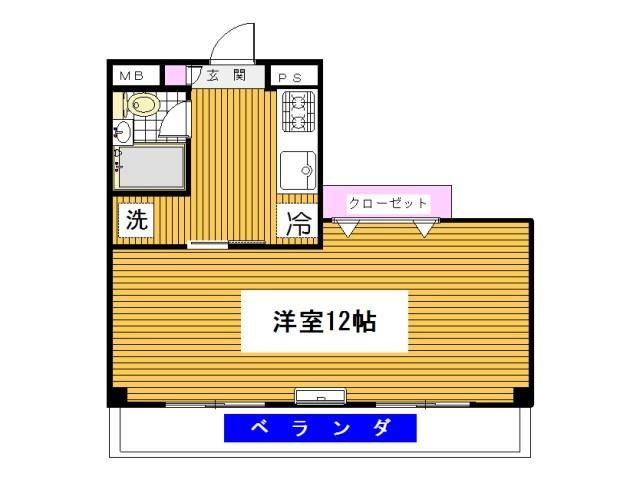 パレスメゾンＥの間取り