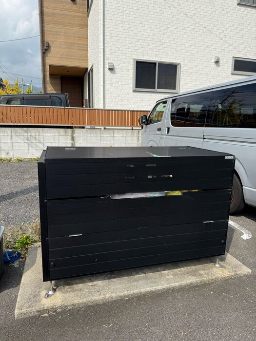 阿品ビルの駐車場|ゴミステーション