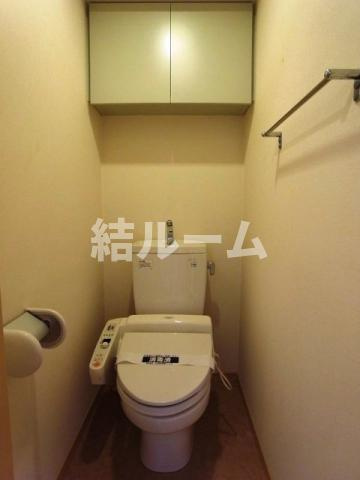 文京区千駄木３丁目の賃貸マンションのトイレ
