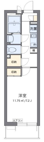 クレイノ港北Ⅱの間取り|代表的な間取のため実際の間取とは異なる場合があります