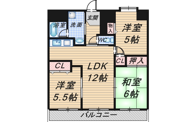 グリーンヒルズ西泉丘の間取り