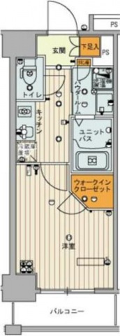 スカイコート両国参番館の間取り