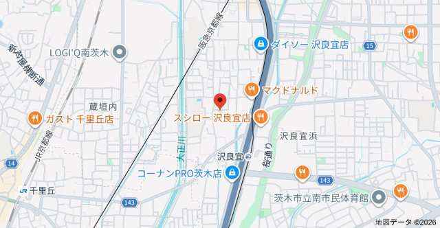 エザンスの地図