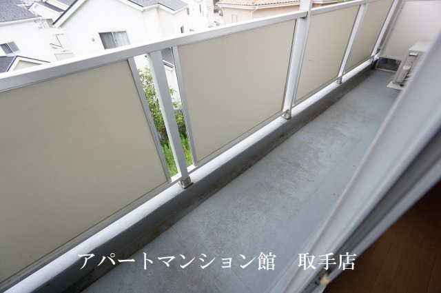 ビレッジハウス台宿2号棟のバルコニー