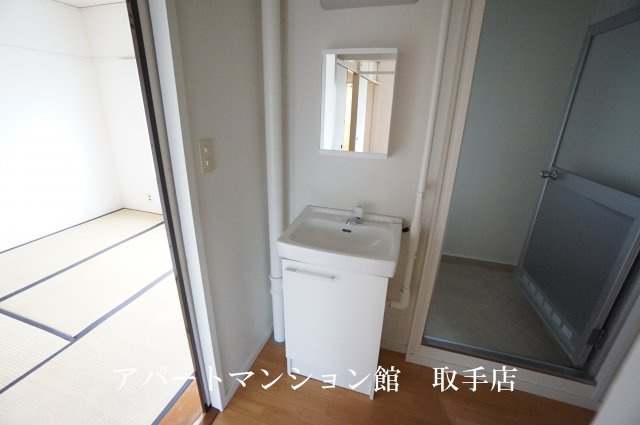 ビレッジハウス台宿2号棟の洗面所