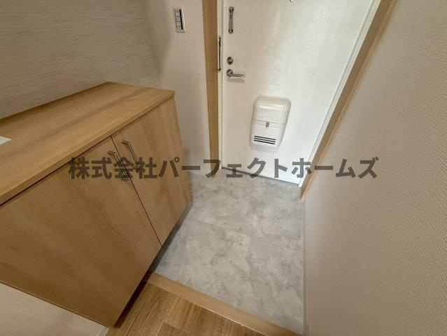 グリーンコート C棟の玄関|落ち着いた玄関です