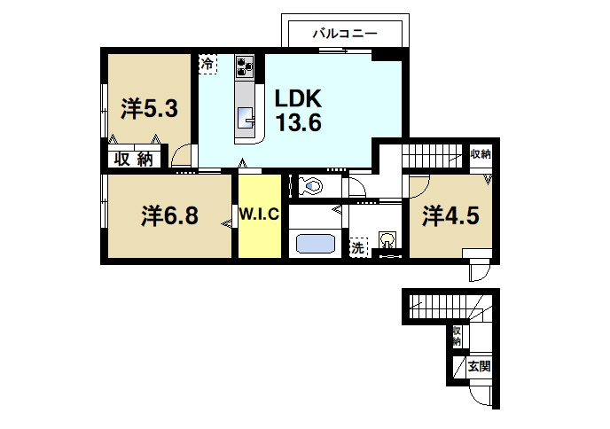 グランヴェール西の京の間取り