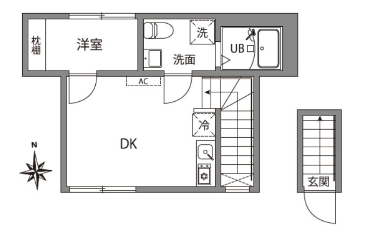 アネックスお花茶屋の間取り