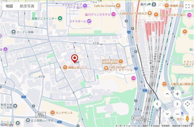★仲介手数料無料★高輪スカイハイツ（品川駅徒歩7分の好立地）の地図