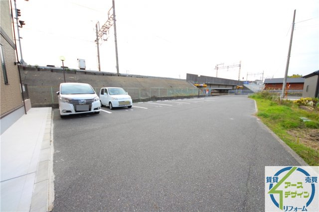 リバーハイム谷八木Ⅱの駐車場