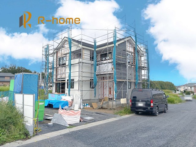 ひたちなか市東石川8期　新築戸建て　1号棟の外観|ご予約を頂ければ、『平日』はもちろん『早朝』や『夜間』もご見学可能です♪お気軽にお申し付けください♪