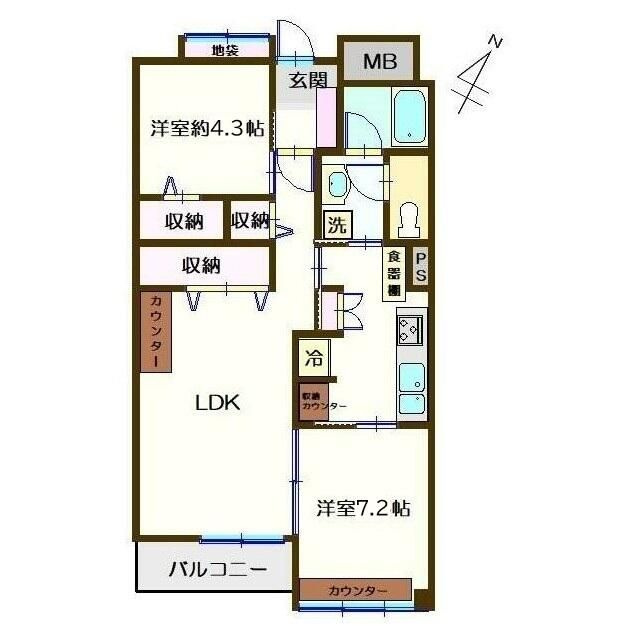 飯田橋セントラルプラザの間取り
