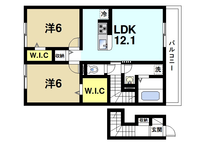 グランヴェール西の京の間取り