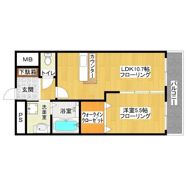 シャルマンビオスの間取り