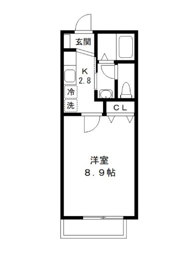 アクシズ　Ａ棟の間取り