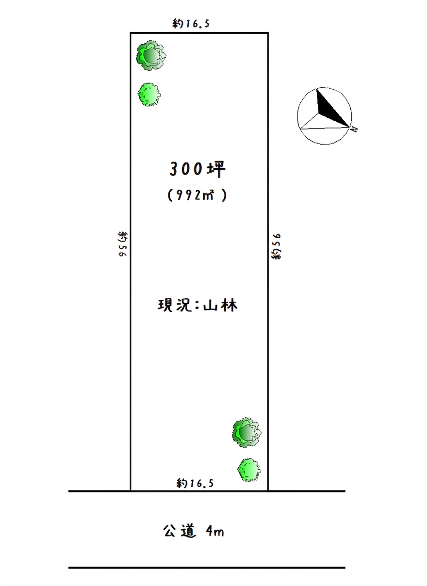 所沢市　林　土地