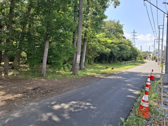所沢市　林　土地の前面道路含む現地写真|R8.7.12撮影