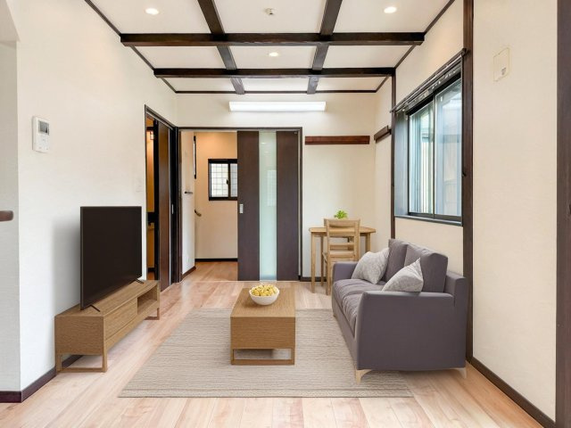 NEW　GARDEN　1号棟の居間・リビング|家具配置イメージ